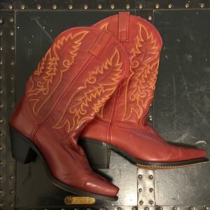 Women's Laredo Red Western Boots